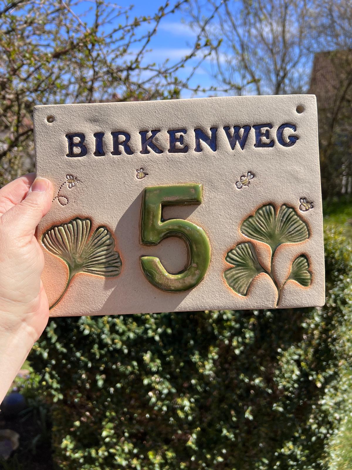 2er Set Ginkgo-Blätter