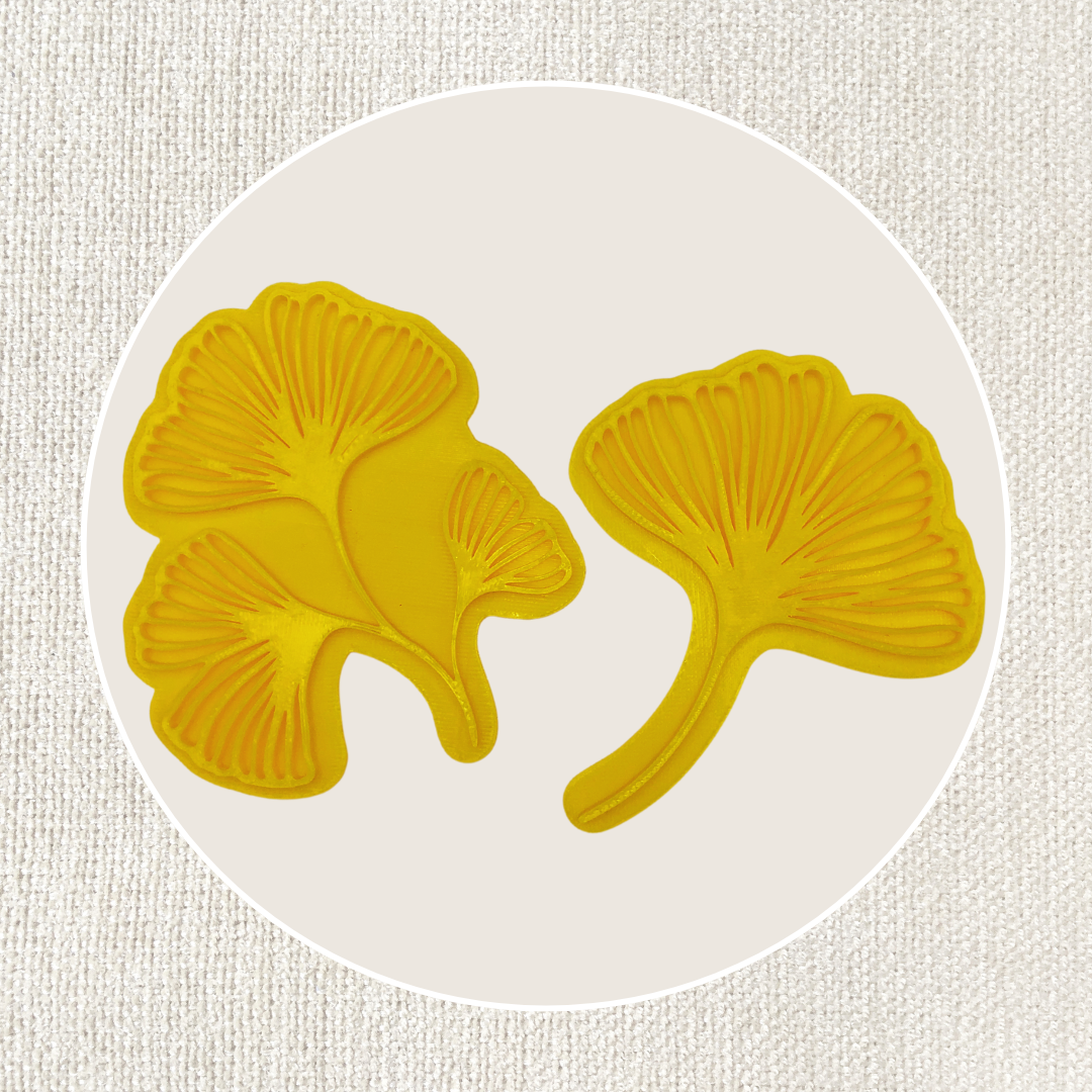 2er Set Gingko-Blätter