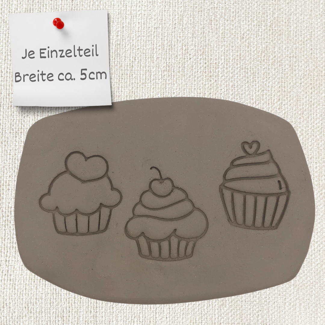 3er-Set Cupcakes