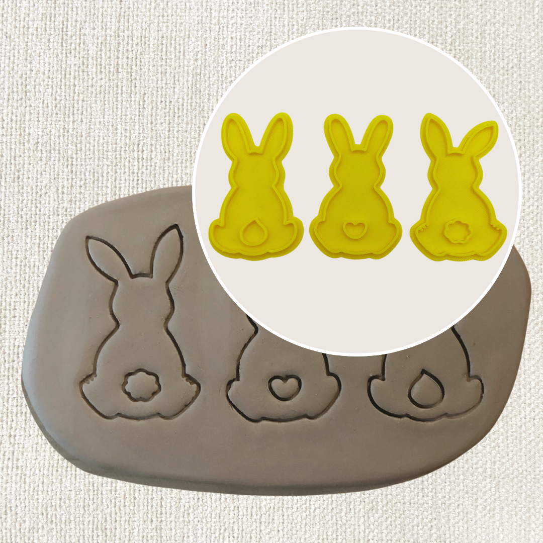 Ensemble de 3 lapins