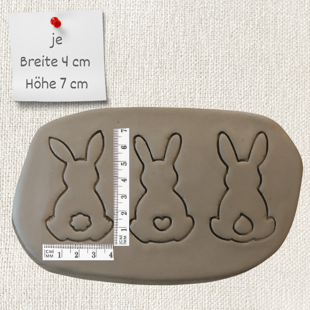 Ensemble de 3 lapins