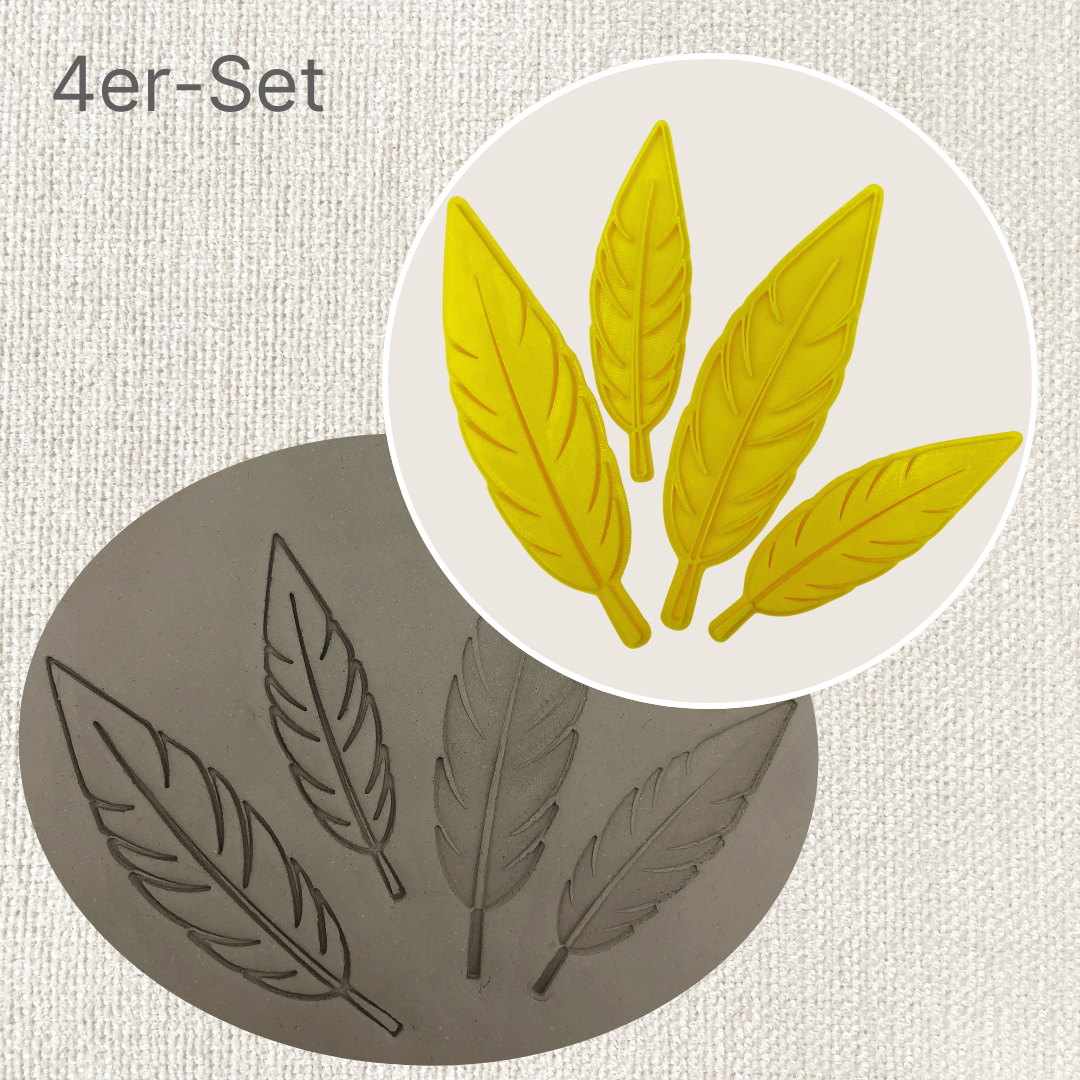 4er Set Federn