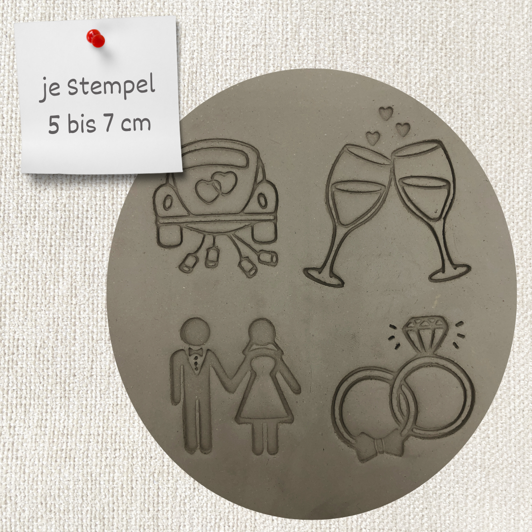 4er Set Hochzeit