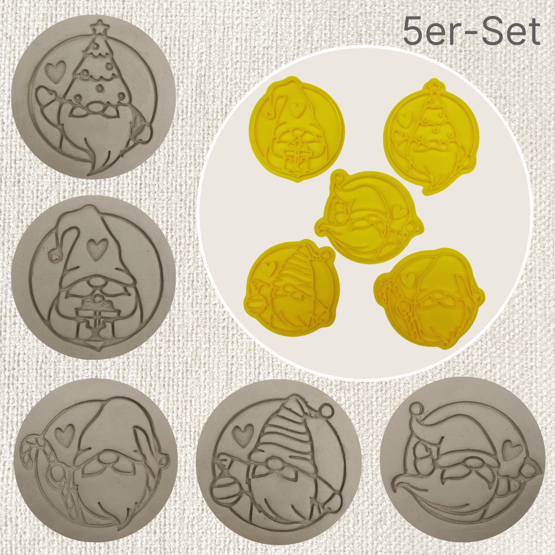 5er Set Weihnachtskreise