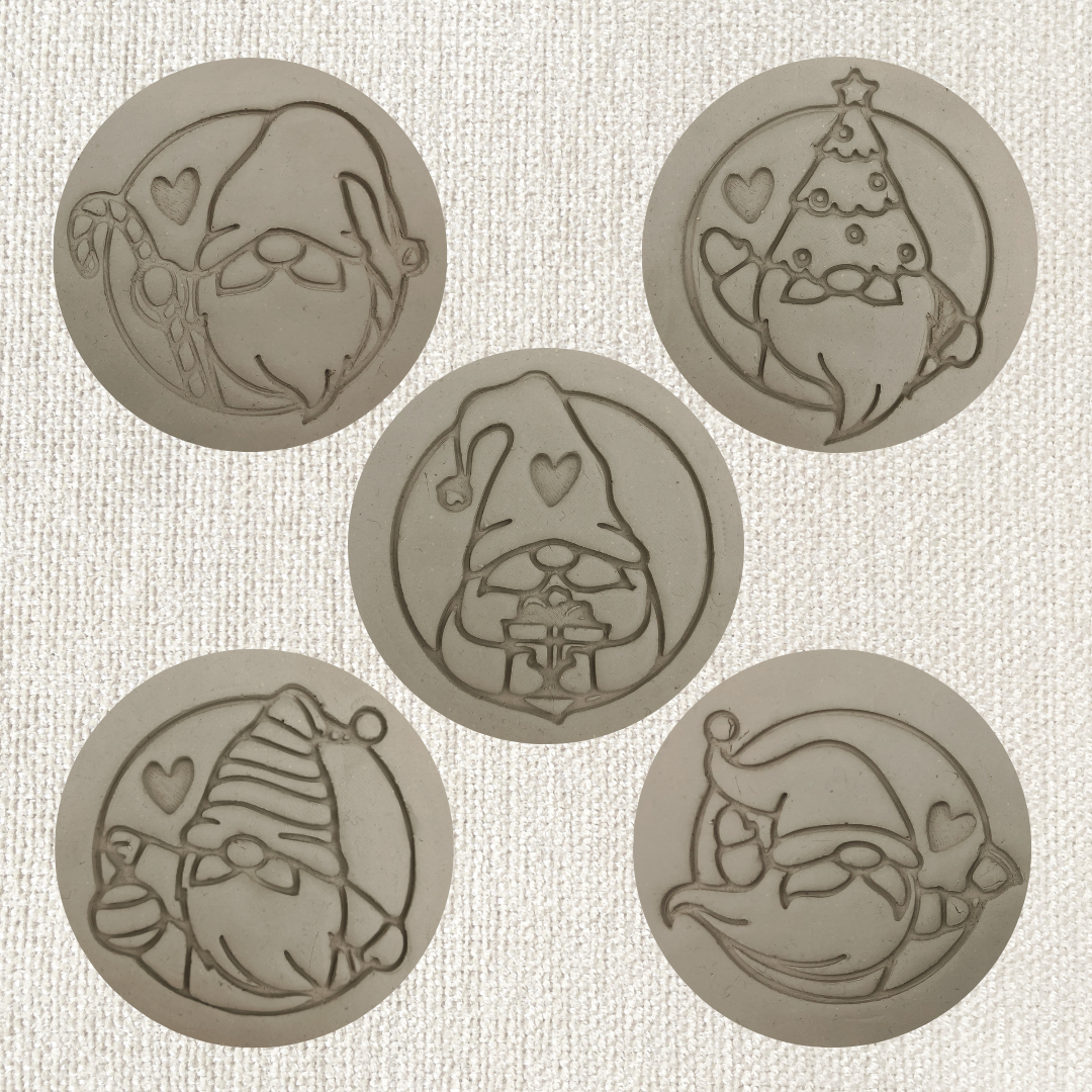 5er Set Weihnachtskreise