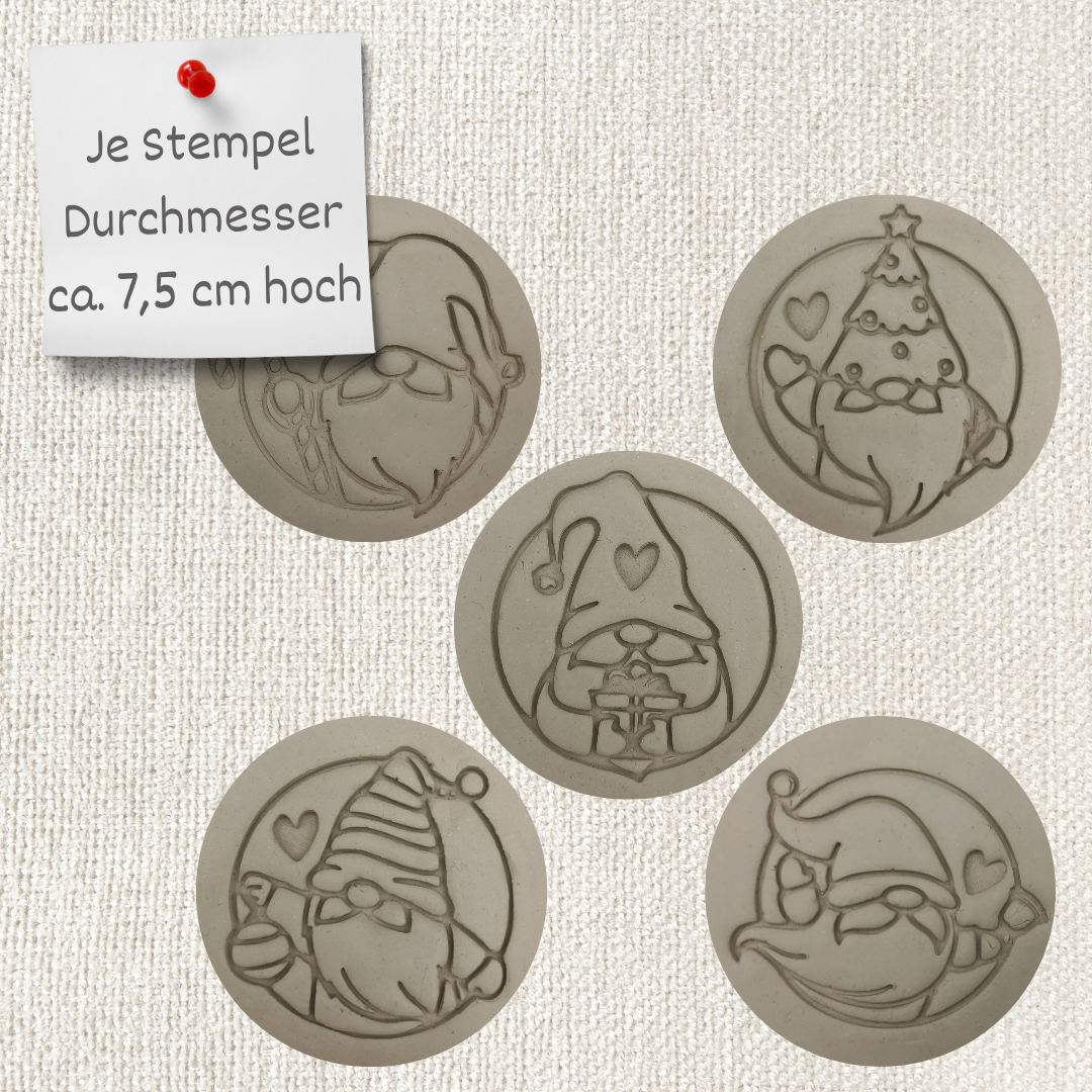 5er Set Weihnachtskreise