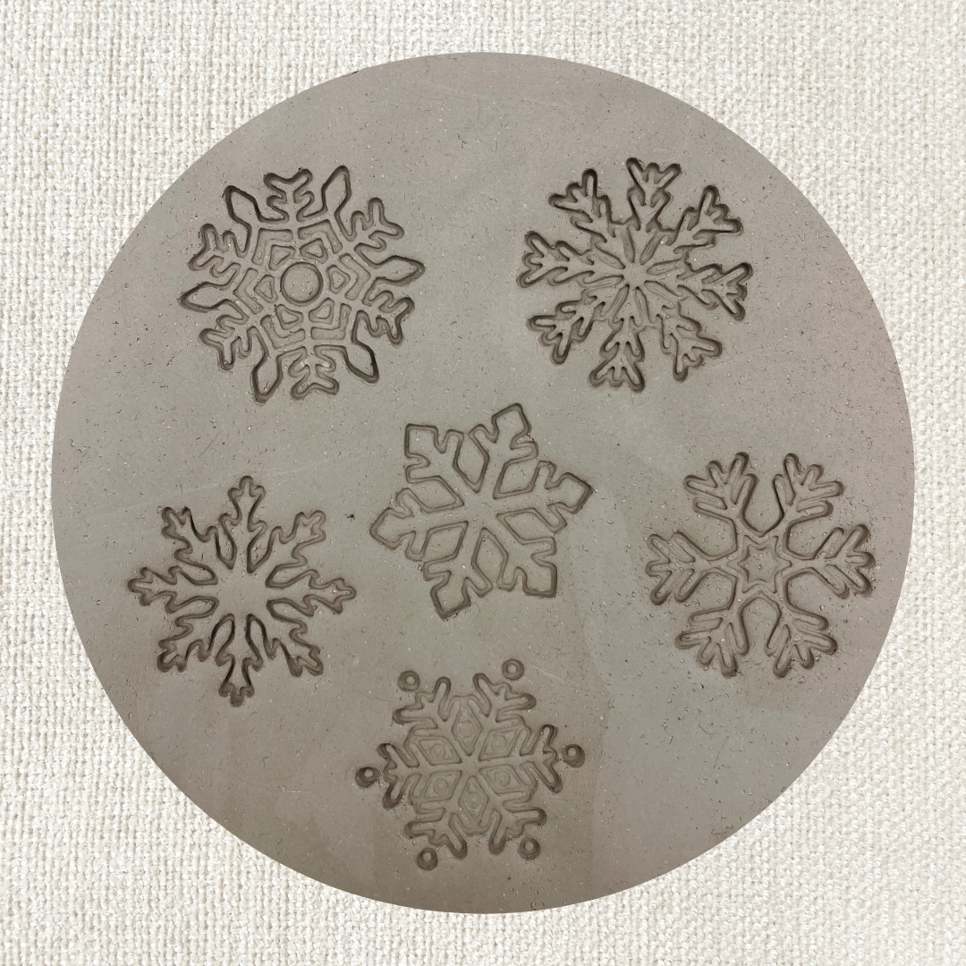 6er Set Schneeflocken
