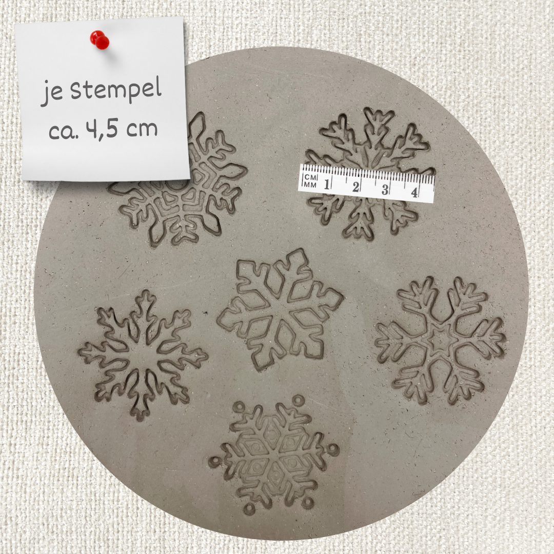6er Set Schneeflocken