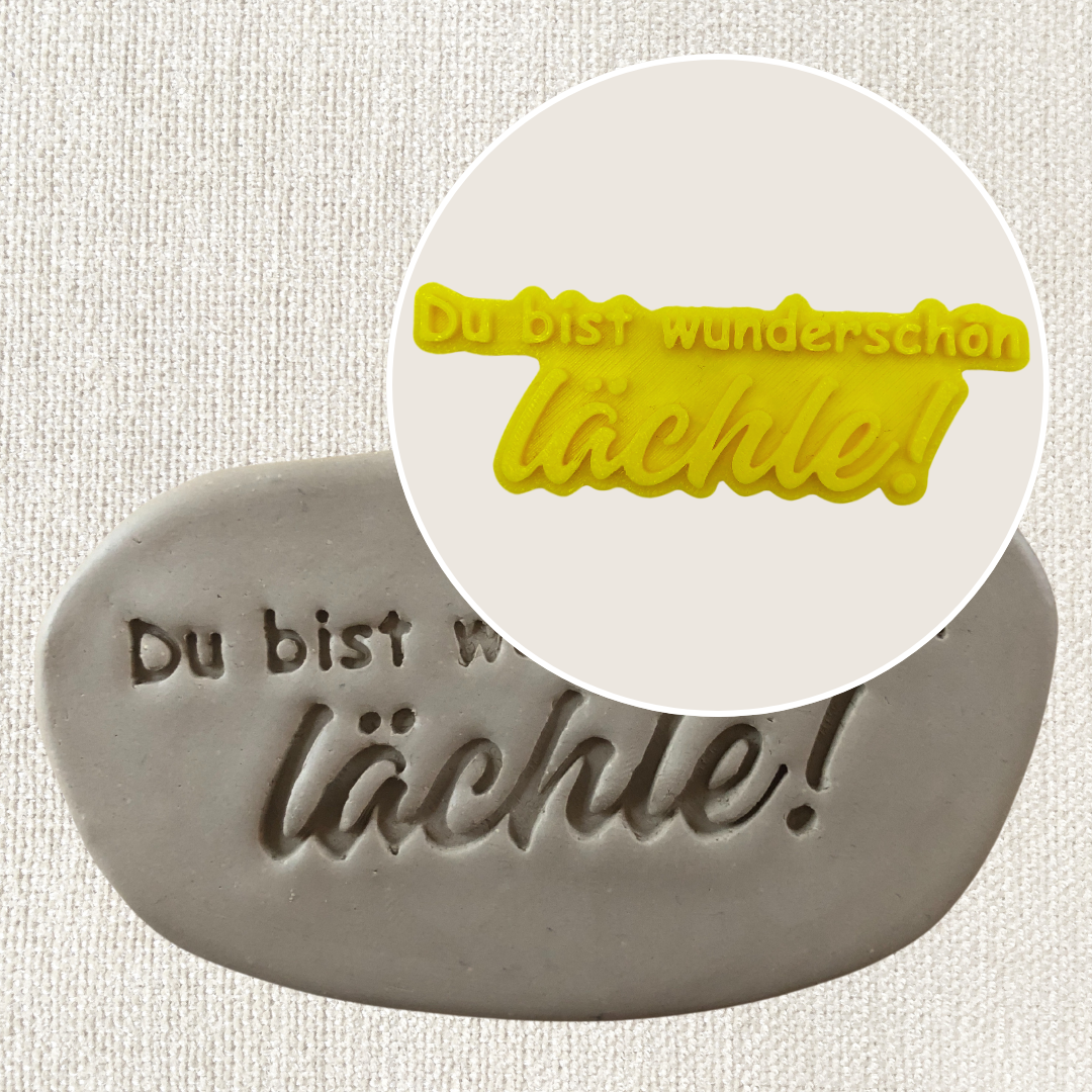 Du bist wunderschön. Lächle