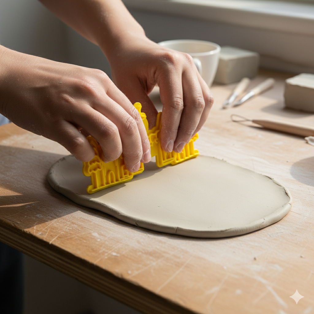 Weihnachtsstadt - Tonstempel und Überformen Shop für Töpferware