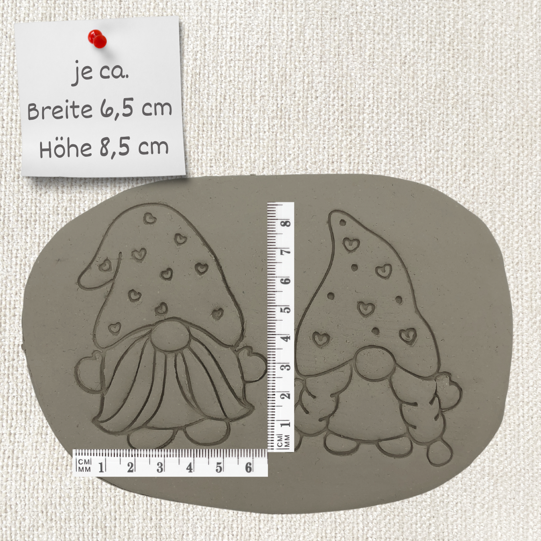 2er Set Herzchen-Zwerge