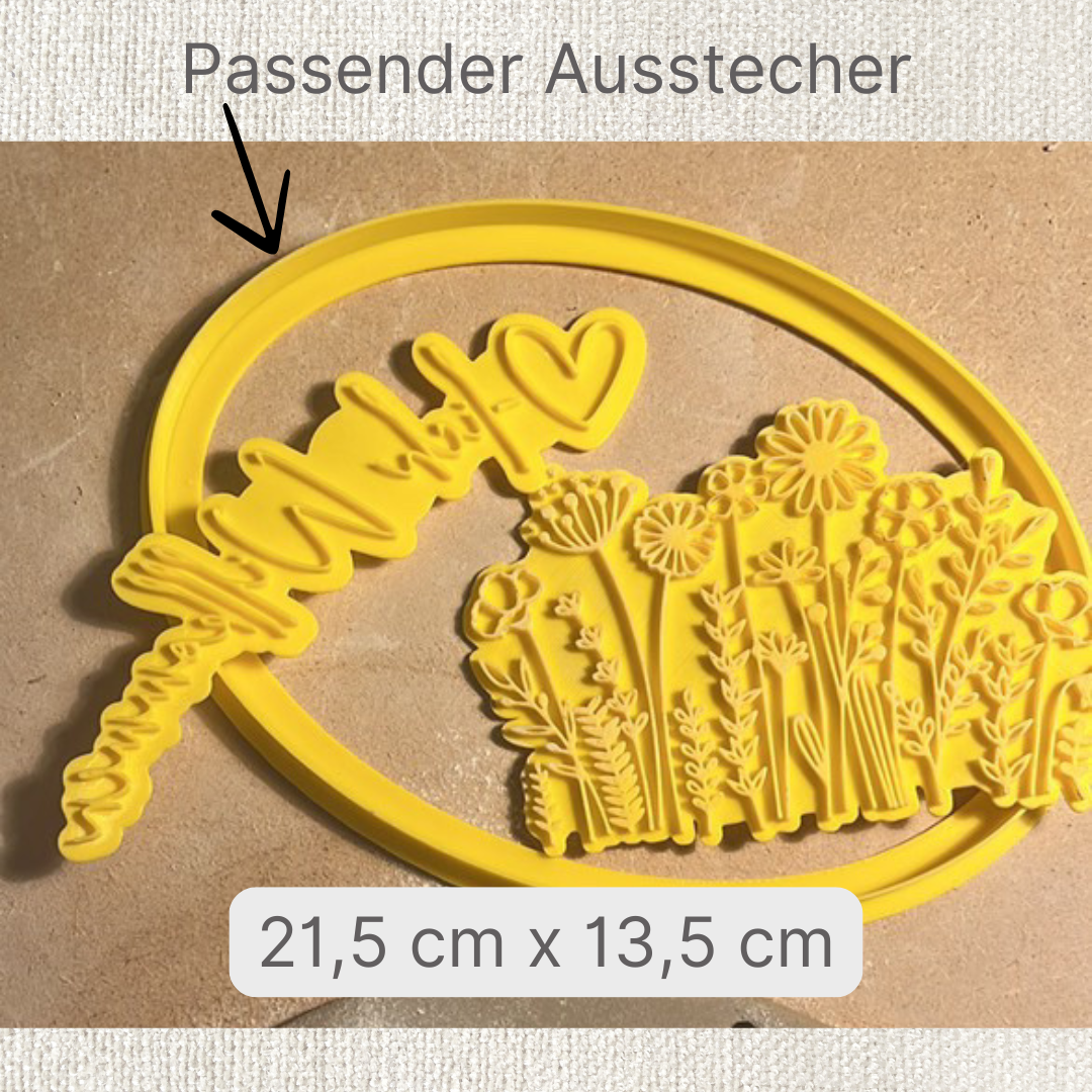 Ovaler Tonausstecher