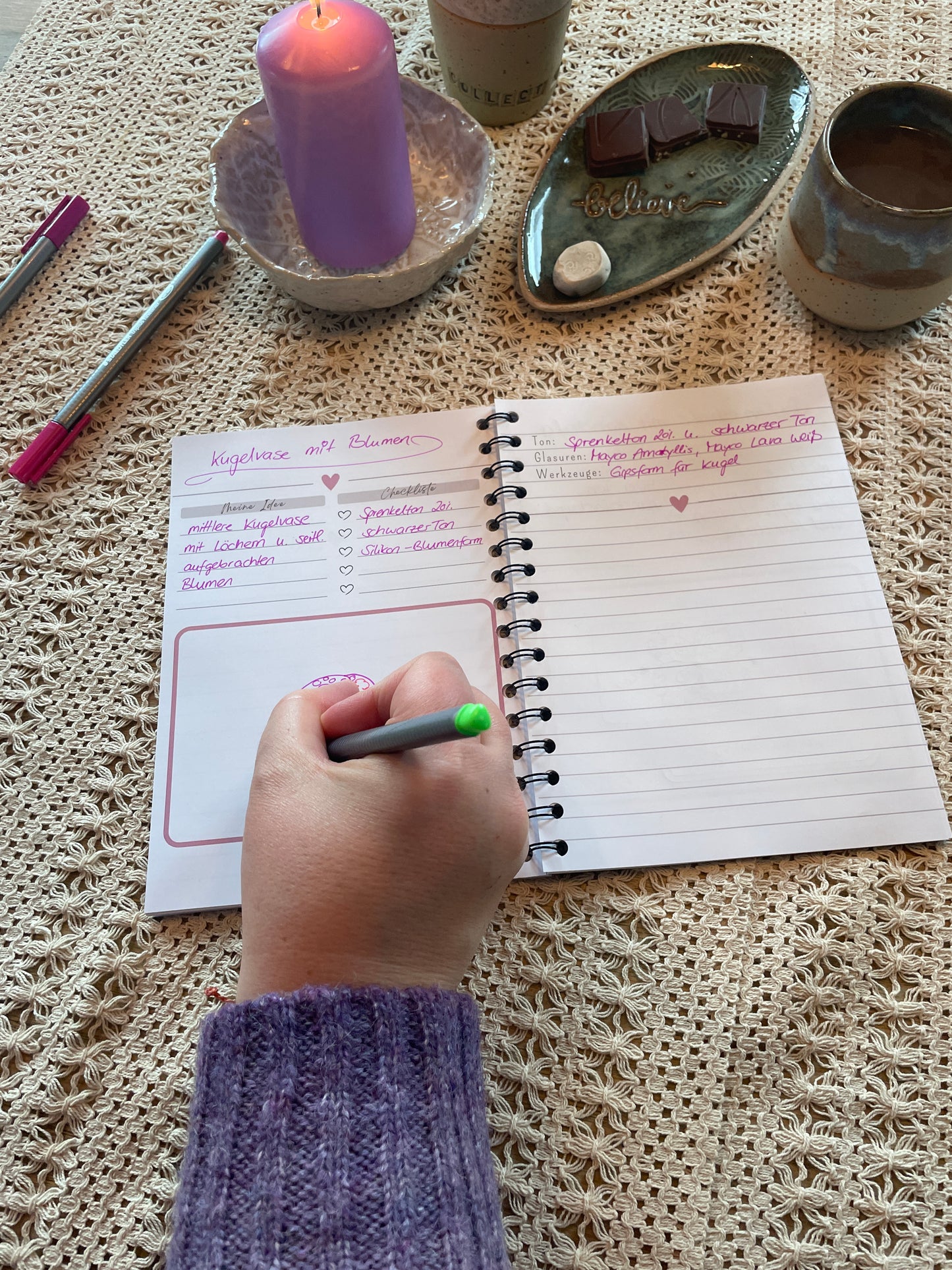 pottery idea book
