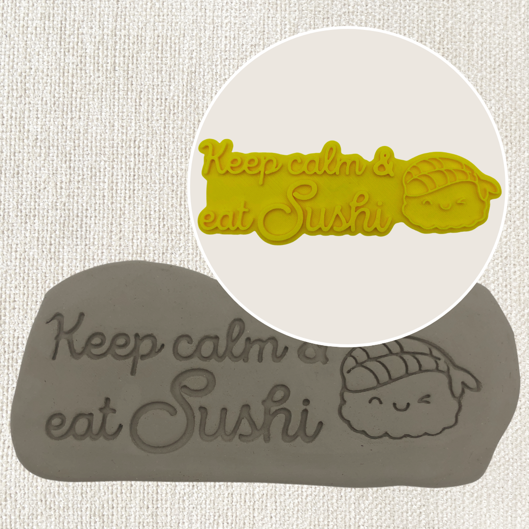 Keep calm and eat sushi