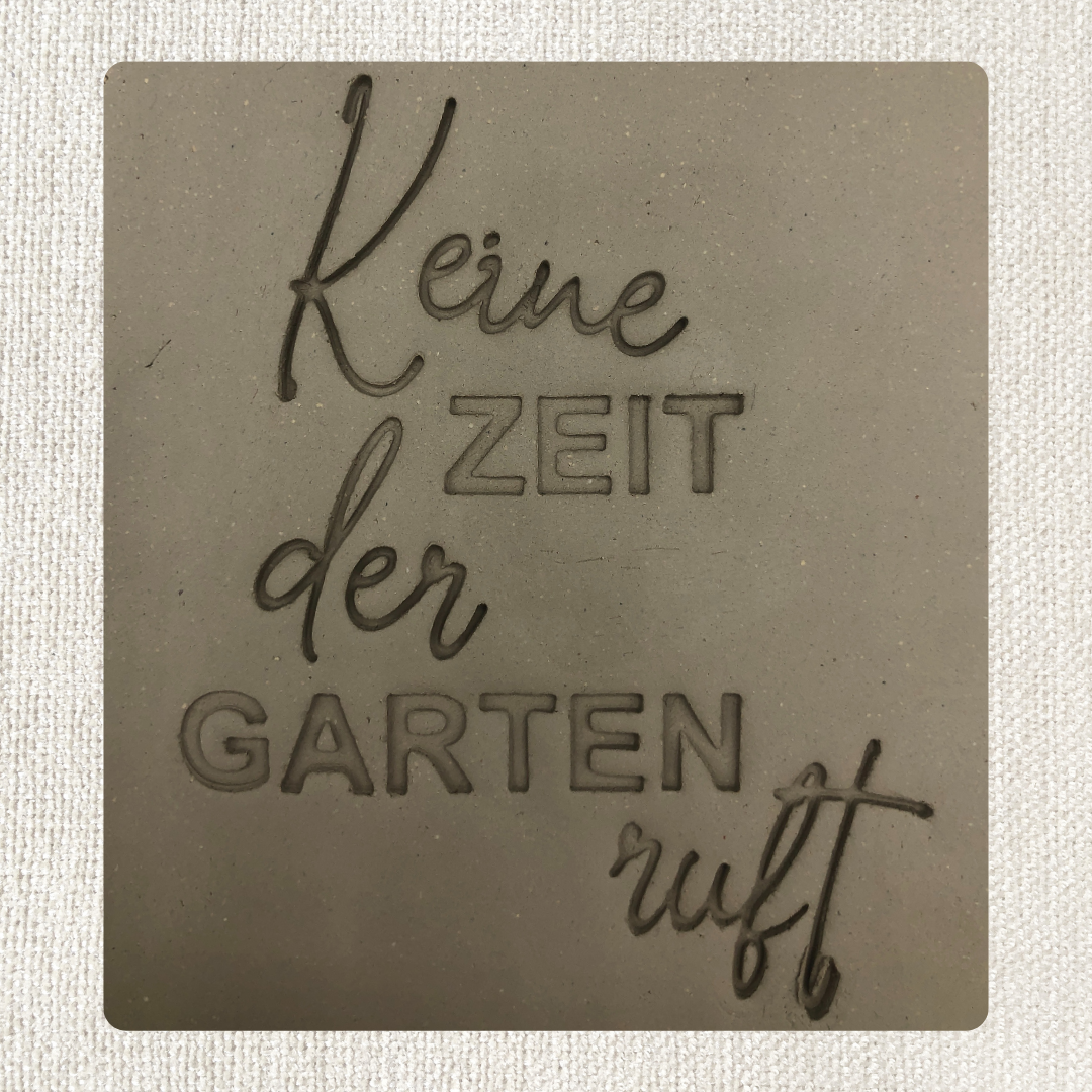 Keine Zeit der Garten ruft