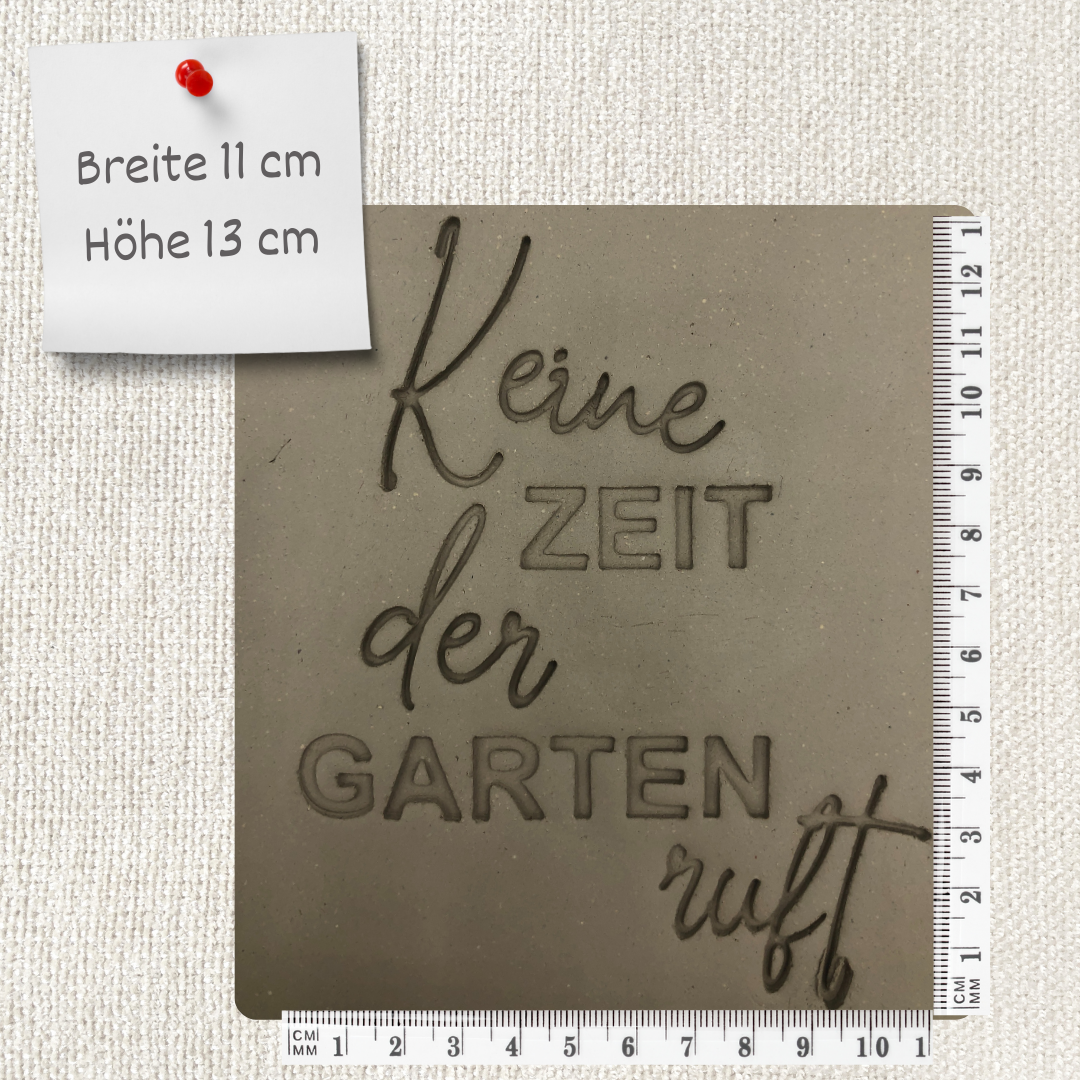 Keine Zeit der Garten ruft