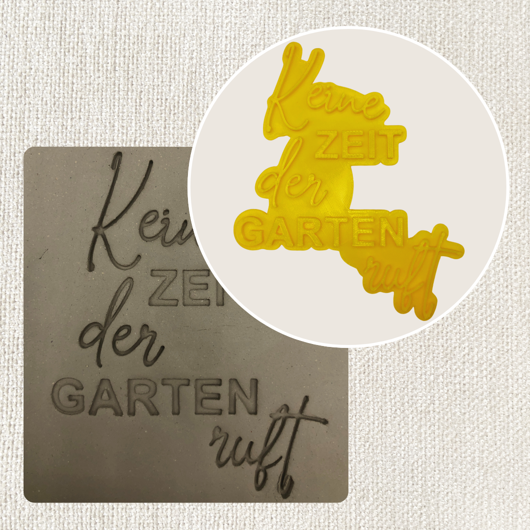 Keine Zeit der Garten ruft