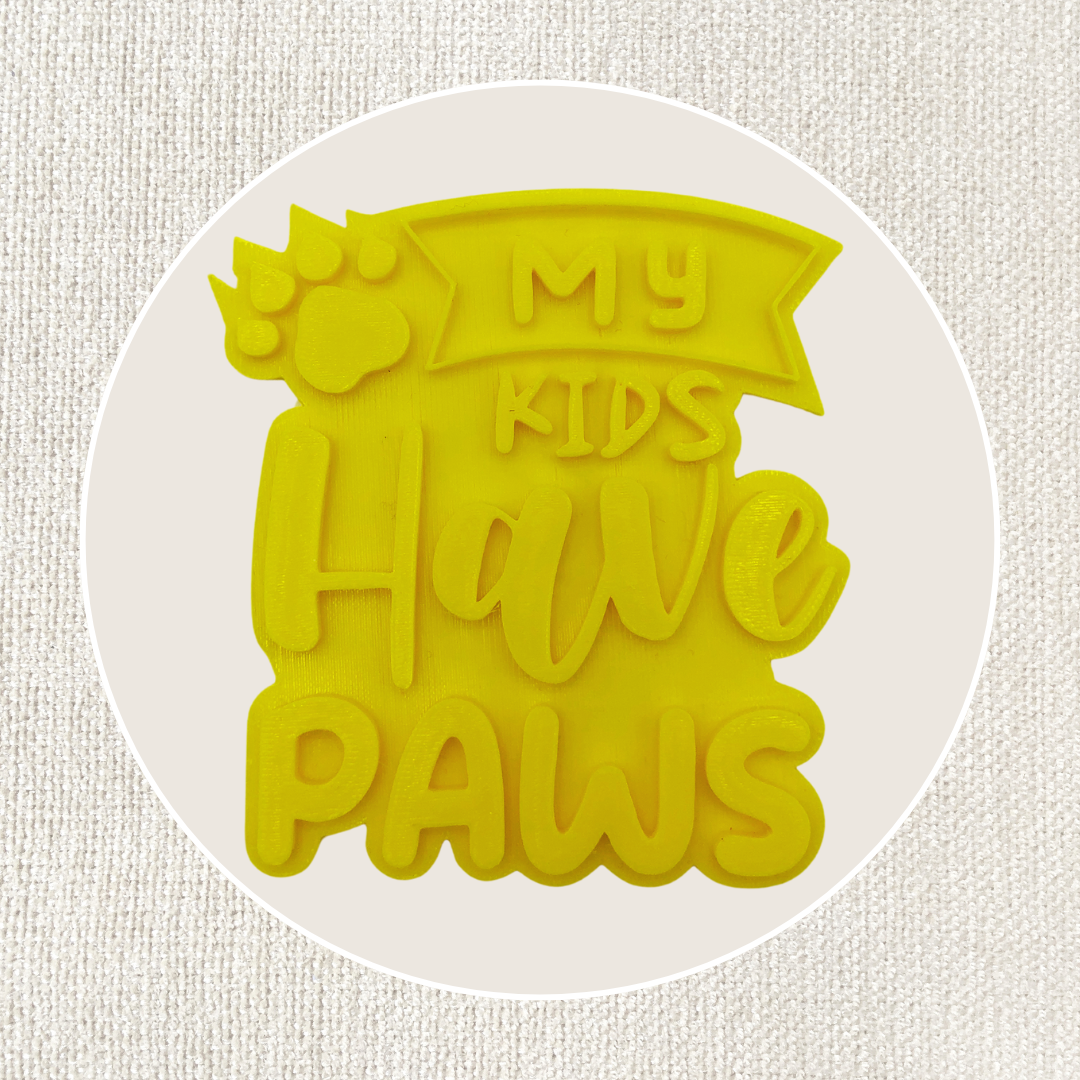My kids have paws