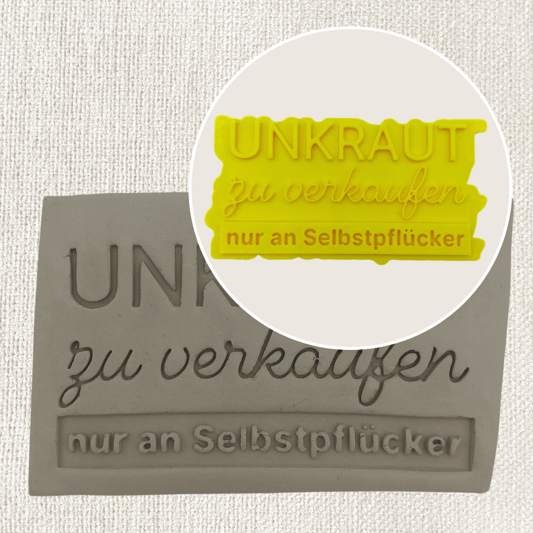Unkraut zu verkaufen