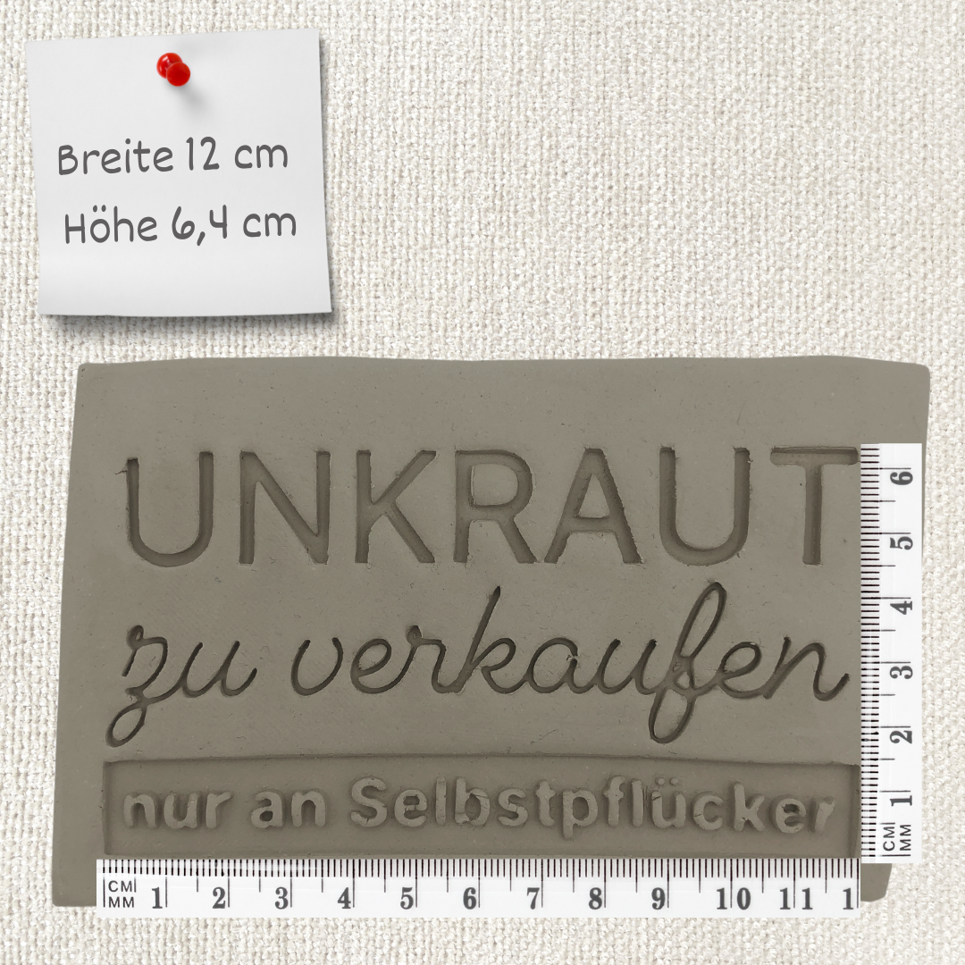 Unkraut zu verkaufen