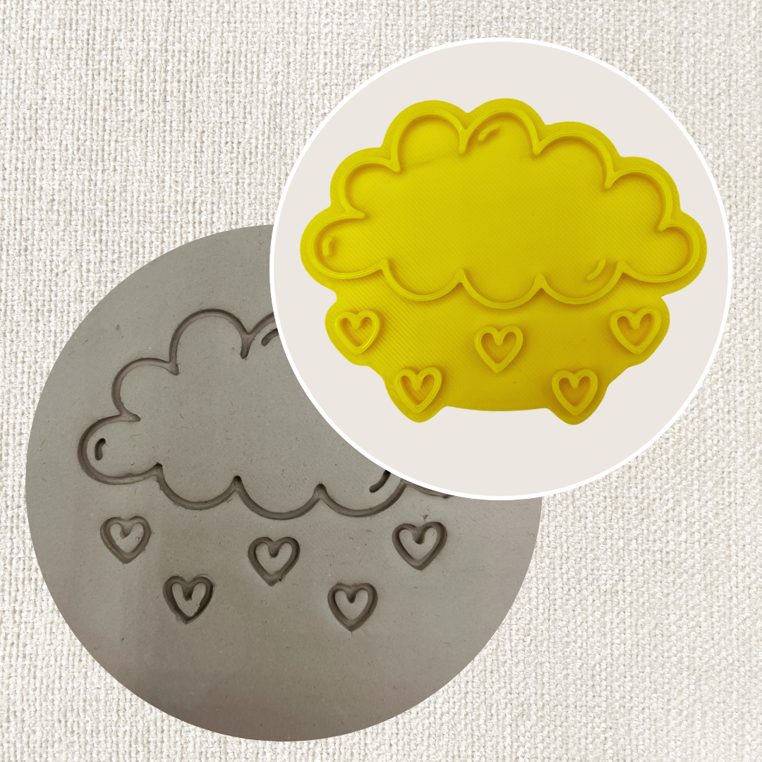 Wolke mit Herzen