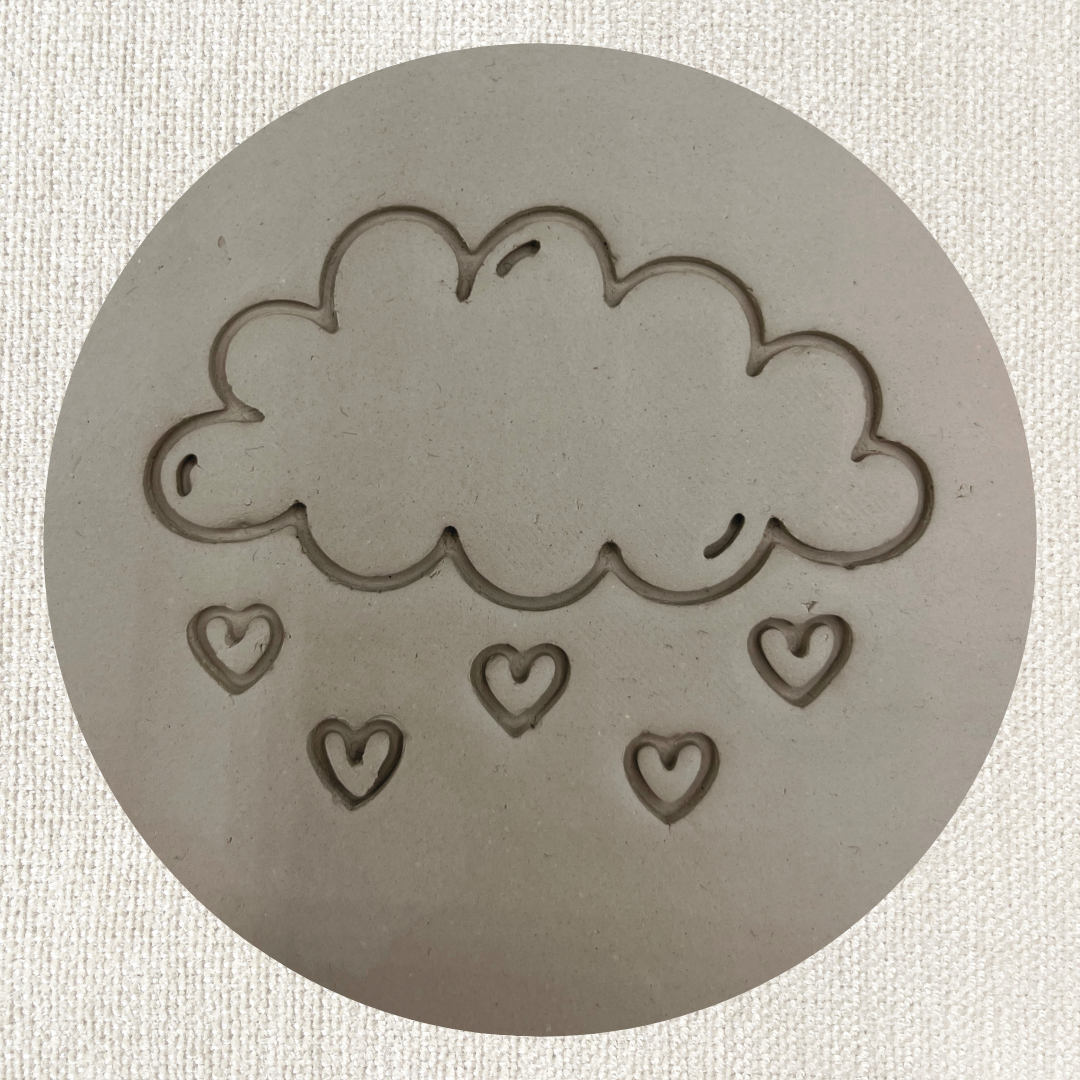 Wolke mit Herzen