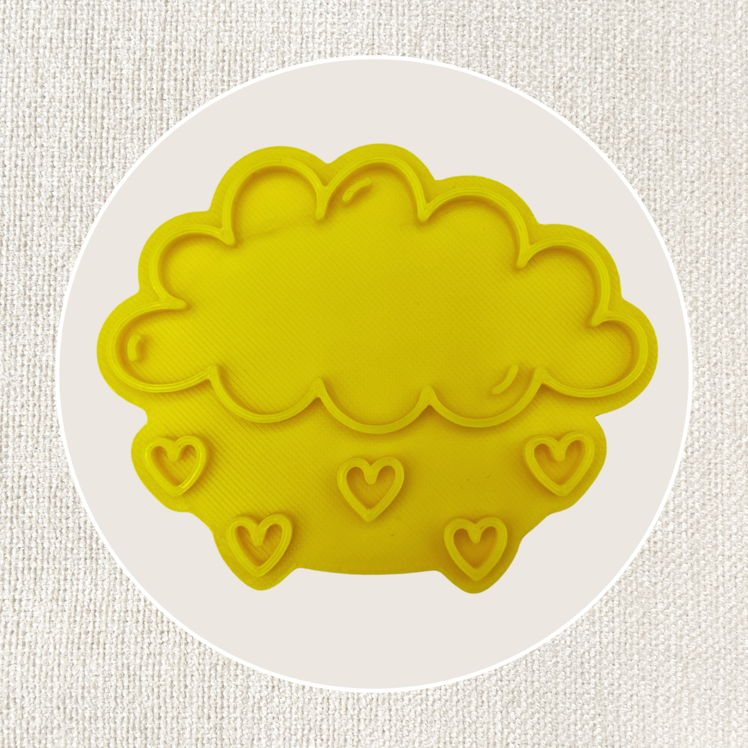 Wolke mit Herzen