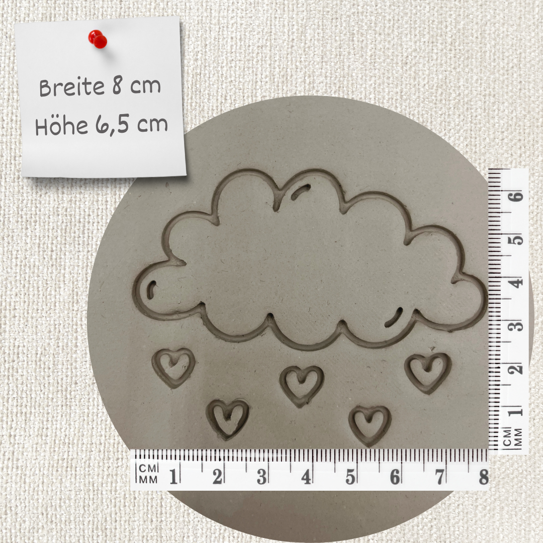 Wolke mit Herzen