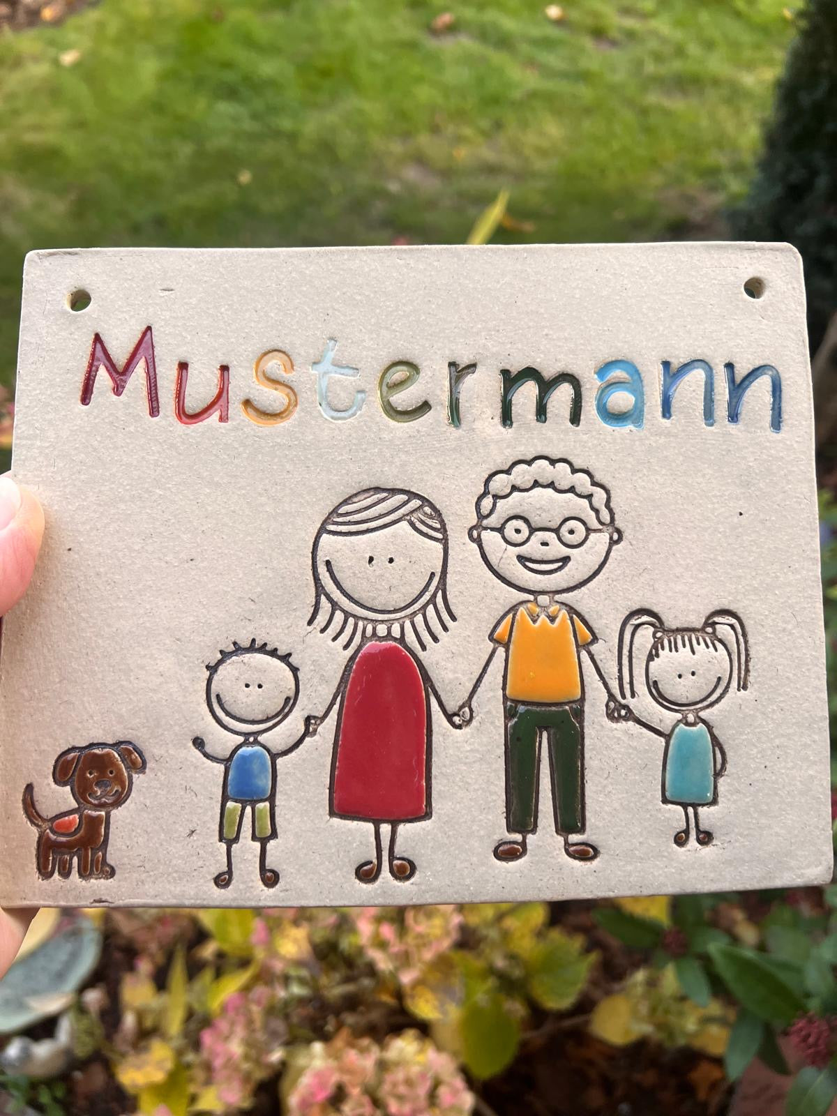 Stempel für Keramik und Ton - Familienstempel