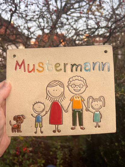 Stempel für Keramik und Ton - Familienstempel