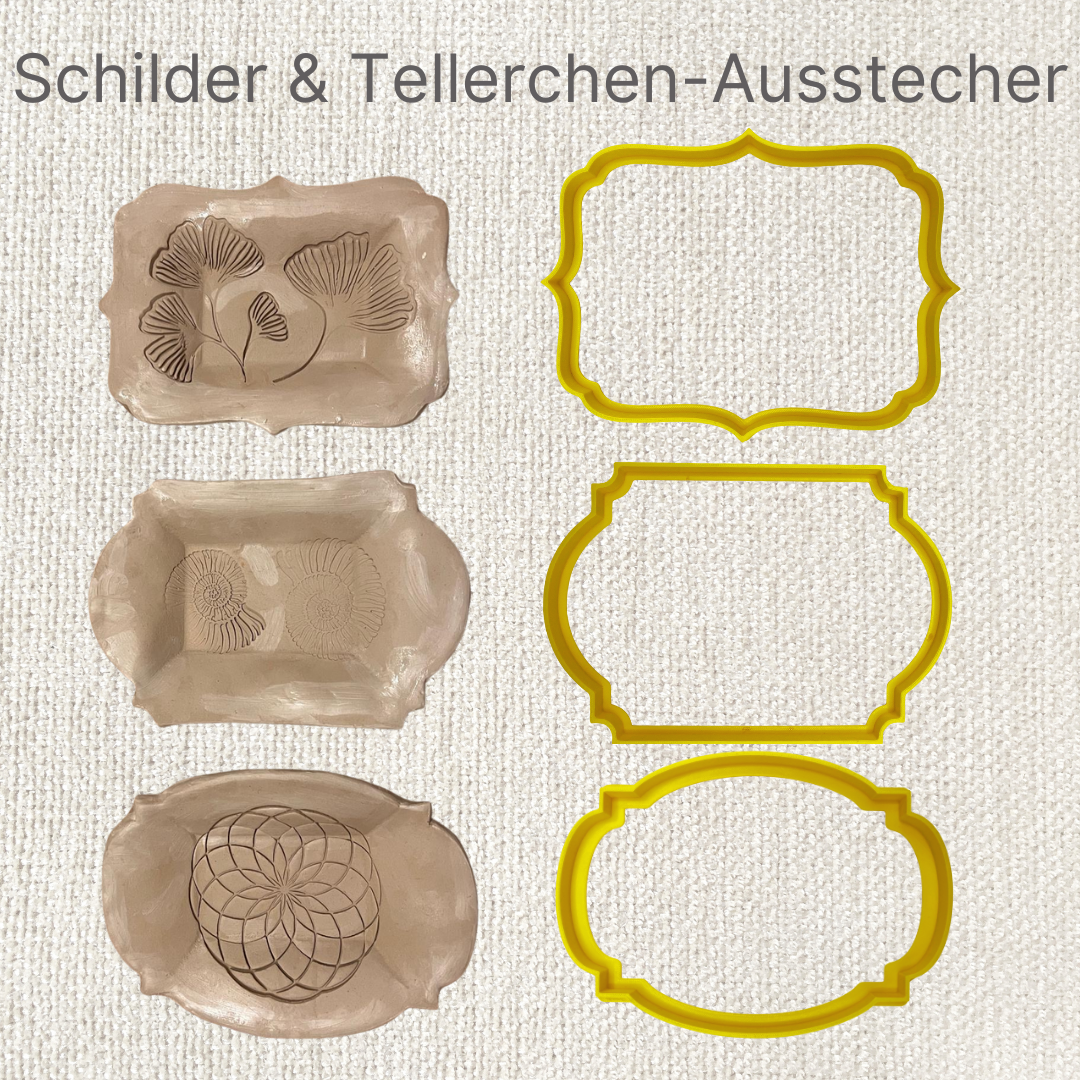 Tonausstecher für Keramikschilder oder auch Keramiktellerchen