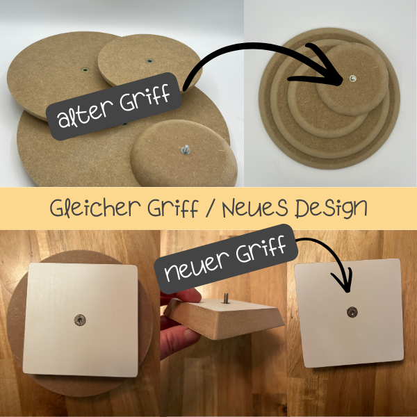 Bowl-Überformen mit Griffvorrichtung