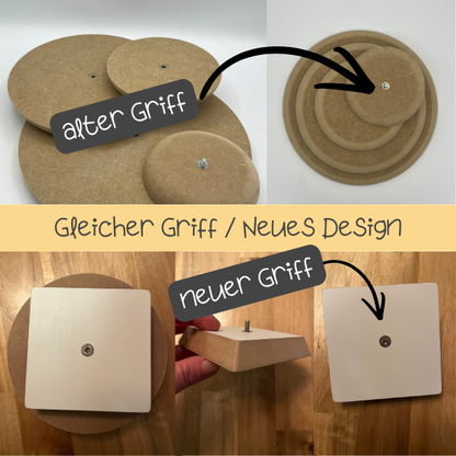 Bowl-Überformen mit Griffvorrichtung