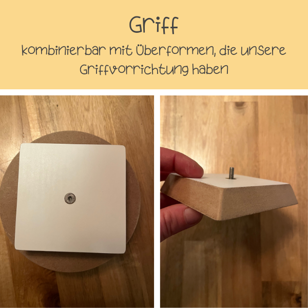 Bowl-Überformen mit Griffvorrichtung