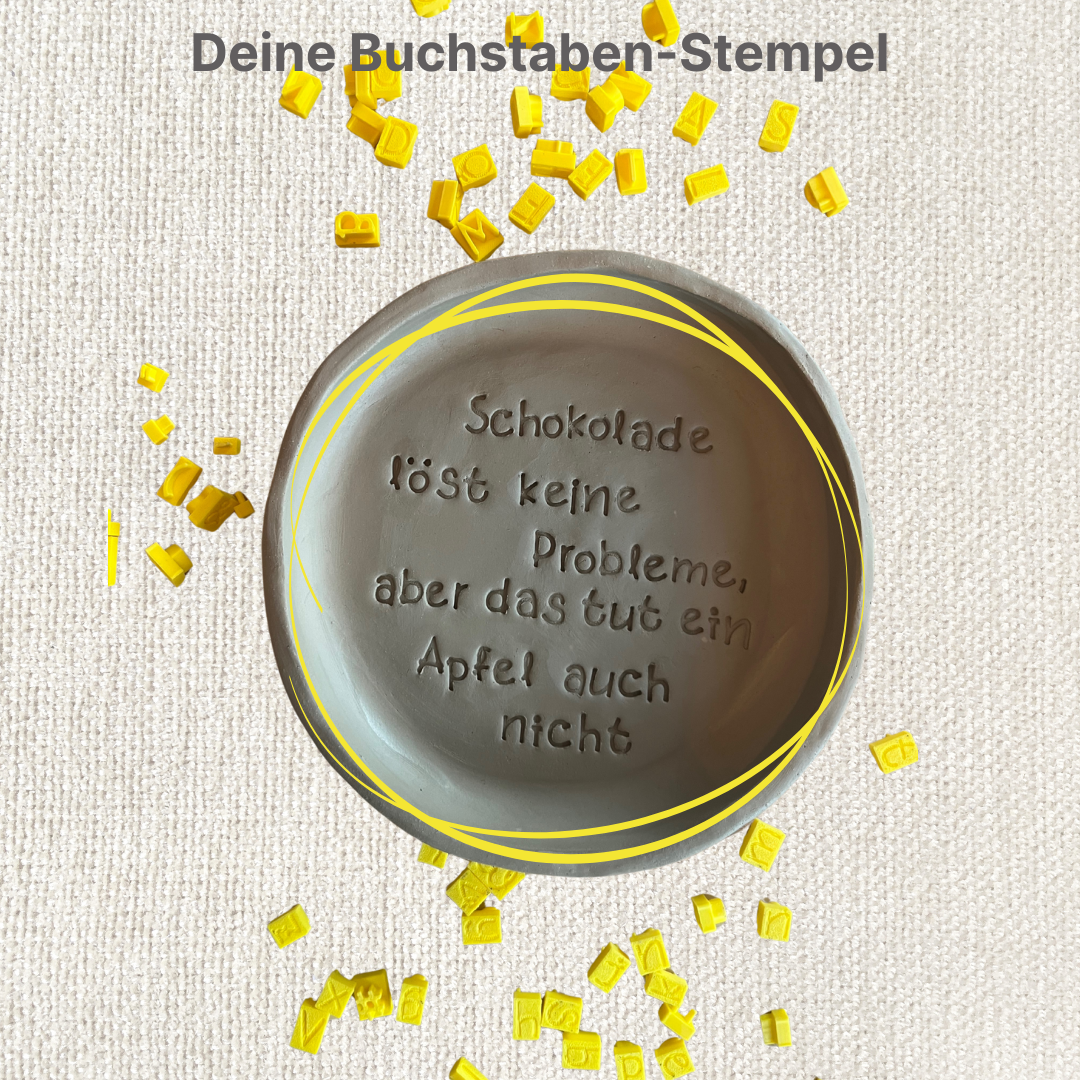 Buchstaben (Kleinbuchstaben / Großbuchstaben / Sonderzeichen)