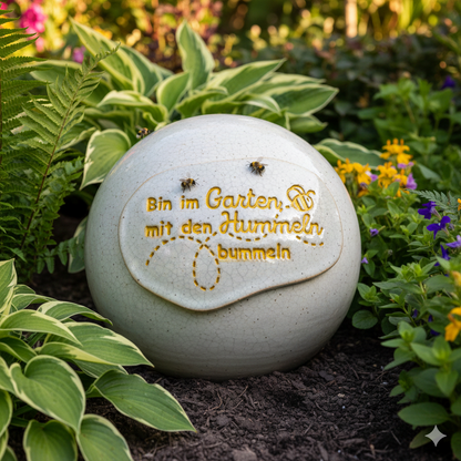 Bin im Garten mit den Hummeln bummeln