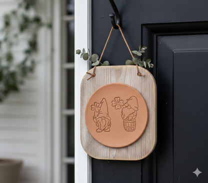 2er Set Zwerge: Fass & Kleeblatt