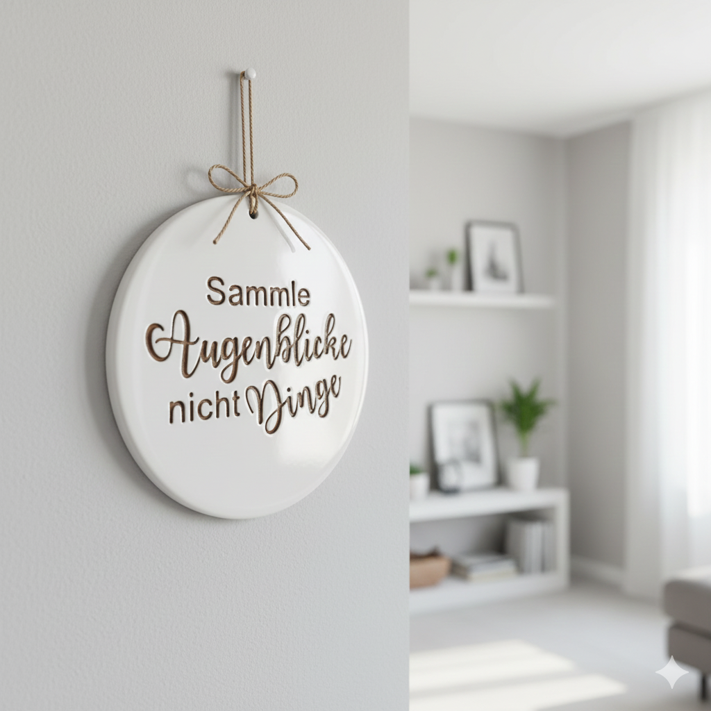 Sammle Augenblicke keine Dinge