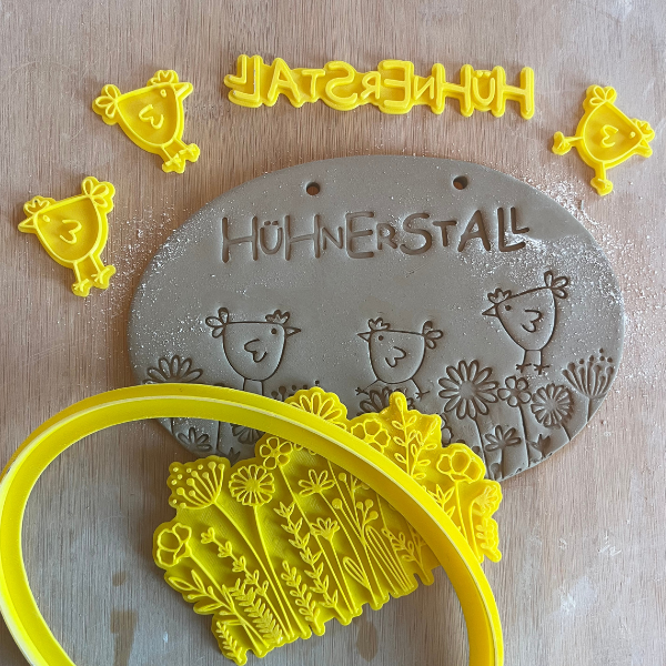 Hühnerstall-Schild-Set