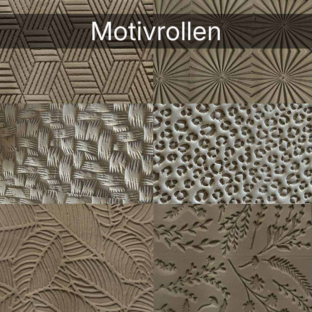 Arthummeln Leo-Rolle Stempel auf weißem Hintergrund, detailreiche Oberfläche, ideal für kreative Bastelarbeiten.