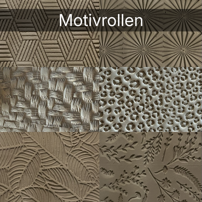 Arthummeln Leo-Rolle Stempel auf weißem Hintergrund, detailreiche Oberfläche, ideal für kreative Bastelarbeiten.