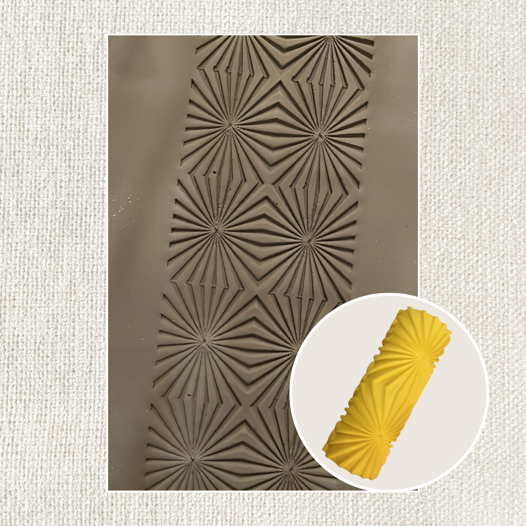 Rolle Stempel von ARTHummeln mit kunstvollem Design, perfekt für kreative Bastel- und Scrapbooking-Projekte.