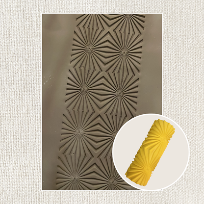 Rolle Stempel von ARTHummeln mit kunstvollem Design, perfekt für kreative Bastel- und Scrapbooking-Projekte.