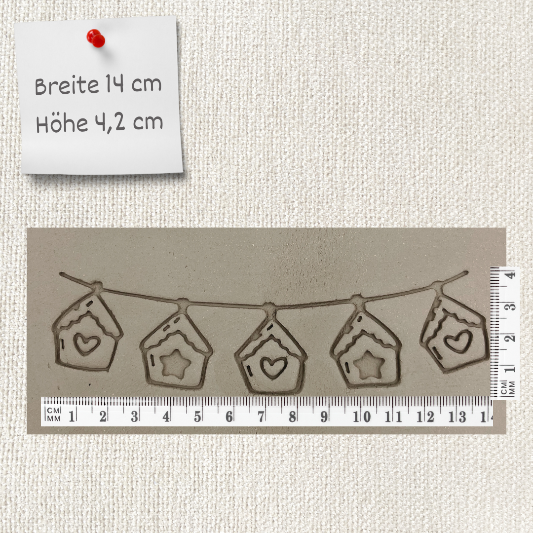 Weihnachts-Häuschengirlande