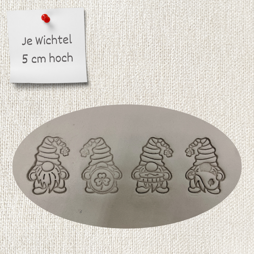 4er Set Weihnachtswichtel