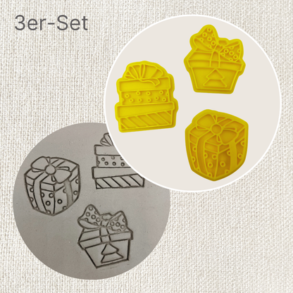 3er Set Weihnachtsgeschenke