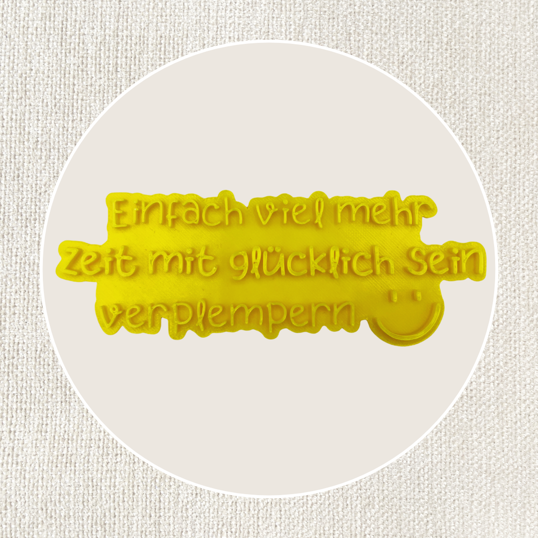 Einfach viel mehr Zeit mit glücklich sein verplempern