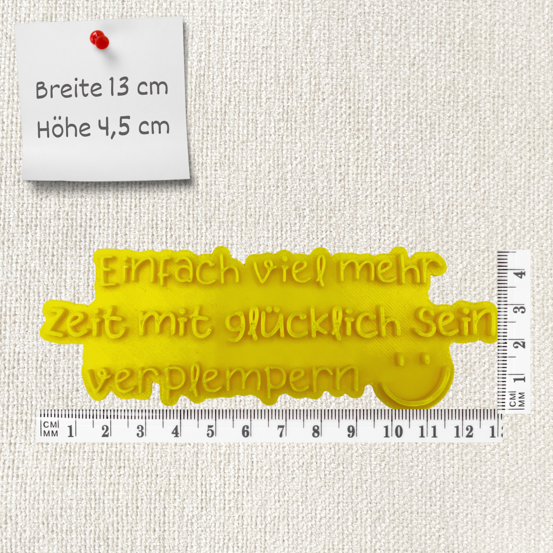 Einfach viel mehr Zeit mit glücklich sein verplempern