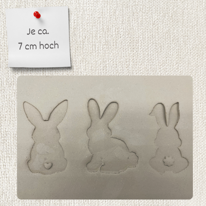 3er Set Häschen
