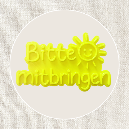 Bitte Sonne mitbringen